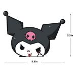 Anime Reflective Bumper Sticker - Kawaii Car Window Decals & Hood Decals