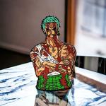 ZORO PIN Large zoro enamel pin zoro merch zoro decal zoro enamel pin zoro badge (Black NTH)