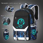 CHENGXiYANG Anime Luminous Backpack Waterproof.Cool Backpacks15.6 in Large capacity Laptopeight Backpack.with USBChargingHeadphones Port.Luminous Backpack.Security Lock