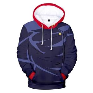 ACEFAST INC Yuji Itadori Hoodie Adult Anime Cosplay Costumes Graphic Pullover Sweatshirts Ryomen Sukuna 3D Printed Sweater