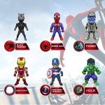 Anime Hero Figures Set - 6 Pack Collection