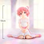 YLQANONG KanameMadoka Figures Anime Akemi Homura Kaname Madoka Figure Statues PVC Material Anime Action Figurine 3.9IN