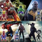 Anime Hero Figures Set - 6 Pack Collection