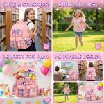 Vivixilan K-POP Backpack with Cute Accessories Anime Cartoon Anti-Theft Travel New Semester Gifts Bag With Casual Routine