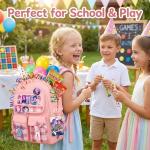 Vivixilan K-POP Backpack with Cute Accessories Anime Cartoon Anti-Theft Travel New Semester Gifts Bag With Casual Routine