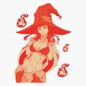 LAD Studio Maki Oze Anime and Manga Sticker Bumper Sticker Vinyl Decal 5""