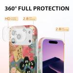 GEQCDBN Compatible with iPhone 17 Pro Case, Trendy Cute Anime Girly Soft Slim TPU Shockproof Aesthetic Protective Phone Case Cover for Women Girls 6.3"