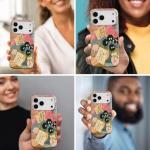 GEQCDBN Compatible with iPhone 17 Pro Case, Trendy Cute Anime Girly Soft Slim TPU Shockproof Aesthetic Protective Phone Case Cover for Women Girls 6.3"