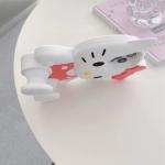 CLQLC Anime Cat Soft Silicone Case for iPhone 13/14/15,Fashion Kawaii Soft Silicone Animal tective Gel Shockof Gel Back Cover