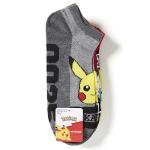Pokemon Men's 5 Pack No Show Ankle Socks