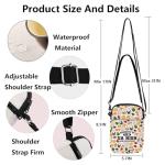 G2TUP Anime Lover Crossbody Bag Anime Character Gifts Anime Shoulder Bag Manga Gift (1-A)