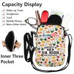 G2TUP Anime Lover Crossbody Bag Anime Character Gifts Anime Shoulder Bag Manga Gift (1-A)