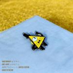 KOZUKI Yellow Cartoon Bill Cipher Enamel Pin - Cute, Whimsical, Medium Size, Unisex, Hard Enamel, Buckle Clasp, 1 Pin