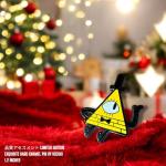 KOZUKI Yellow Cartoon Bill Cipher Enamel Pin - Cute, Whimsical, Medium Size, Unisex, Hard Enamel, Buckle Clasp, 1 Pin