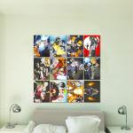Naruto Posters For Bedroom Room Decor Bundle | 12 Posters for Walls Anime Poster Pack Set With Anime Stickers | Naruto Room Decorations Set