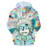 Gojo Satoru Hoodie Costume Cosplay Sweatshirt Sweater 3D Novelty Hooded Pullover for Men Women
