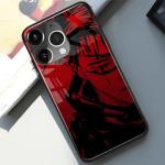 Akatxezy Unique Anime Manga Shockproof Design Phone Case for iPhone 17, Creativity Art Soft Glossy Glass with Silicone Durable Cover