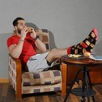 Fun Anime Patterned Socks for Men - 4 Pairs