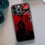 Akatxezy Unique Anime Manga Shockproof Design Phone Case for iPhone 17, Creativity Art Soft Glossy Glass with Silicone Durable Cover