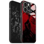 Akatxezy Unique Anime Manga Shockproof Design Phone Case for iPhone 17, Creativity Art Soft Glossy Glass with Silicone Durable Cover