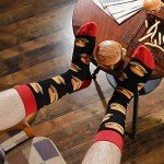 Fun Anime Patterned Socks for Men - 4 Pairs