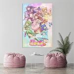 ZHANGNA Tokyo Mew Mew Anime Magical Girl 6 Canvas Poster Bedroom Decor Office Room Decor Gift, Wall Art Decor Printing Paintings Living Room Bar Modern Decorative Poster 16x24inchs(40x60cm)