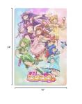 ZHANGNA Tokyo Mew Mew Anime Magical Girl 6 Canvas Poster Bedroom Decor Office Room Decor Gift, Wall Art Decor Printing Paintings Living Room Bar Modern Decorative Poster 16x24inchs(40x60cm)