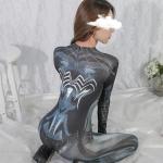 SINGUYUN Women's Cosplay Teddy Underwear Jumpsuit Japanese Anime One Piece Tight Bodysuit Lingerie Set (19297Black, One size)