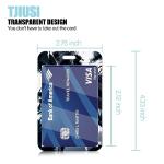 TJIUSI Anime Badge Holder with Retractable Reel Name Tag Card Holder Cartoon ID Badge Retractable Clip with Funny Alligator Clip for Nurses Student Teacher Women Men