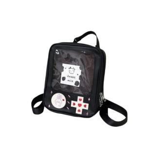AWXZOM cute Ita Backpack Fashion Gameboy Style itabag 3 way bag Kawaii Backpack pin display backpack ita bag backpack cute backpack
