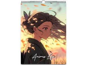 2026 Anime Life Wall Calendar by Kaleidoscope Artisan – A Year of Captivating Anime Art with Holidays (Modern, Large 11”x16.5” Display Size)