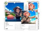 2026 Anime Life Wall Calendar by Kaleidoscope Artisan – A Year of Captivating Anime Art with Holidays (Modern, Large 11”x16.5” Display Size)