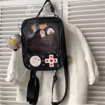 AWXZOM cute Ita Backpack Fashion Gameboy Style itabag 3 way bag Kawaii Backpack pin display backpack ita bag backpack cute backpack