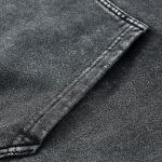 BNNNRNJA Unisex Anime Washed Hoodie Cosplay Costume Men Vintage Sweatshirts Long Sleeve Casual Hooded Pullover for Women(XXL,Black-A)