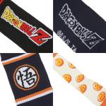 Bioworld Dragon Ball Z Stripe AOP and Logo Mens Athletic Crew Socks 3 Pack