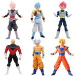 Anime Super Hero Action Figures Set, Collectible Warrior Figurines, 7.8Inch Energy Style Character Models for Display, Party Favors & Gift Collection (6PCS)