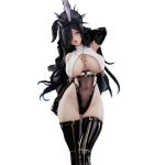 Wahohousee Anime Figures 17.7in 1/4 Scale Girl Figure with Lace Eyepatch & Warm-Sensitive Paint, Cute Bunny Girl Figure with Glossy Painted PVC Collection Model Anime Fans Desktop Decor