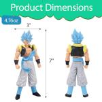 Anime Super Hero Action Figures Set, Collectible Warrior Figurines, 7.8Inch Energy Style Character Models for Display, Party Favors & Gift Collection (6PCS)