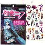 Hatsune Miku Sticker Collection, 4 Sheet Foil Cover Pad, 295+ Stickers