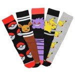 Funny Anime Crew Socks - 5 Pack Unisex