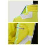 YZZAEEBO Unisex Men Fashion Punk Anime Yellow Jacket Cosplay Costume Zipper Motorcycle Coat Streetwear Halloween Outfits (M,FullSet)