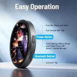 Smart Digital Display Badge with LED Pixel Screen - Interactive E-Badge Anime Pinsfor Backpacks, Digital Photo, Video & Name Tag Display - Ideal Electronic Gift for Anime Fans