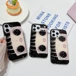 ZQHQDVL Compatible with iPhone 17 Pro Max Case, Cute Kawaii Anime Big Eyes Design with Glitter Stars, Sparkle Bling Soft TPU Shockproof Protective Cover for Women Girls