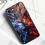 Akatxezy Anime Case for iPhone 17e, 9H Tempered Glass Back Soft Silicone Bumper Shockproof Manga Character Protective Cover 6.1" 2026