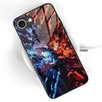 Akatxezy Anime Case for iPhone 17e, 9H Tempered Glass Back Soft Silicone Bumper Shockproof Manga Character Protective Cover 6.1" 2026