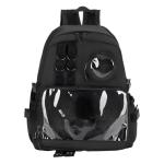 Lifelix Ita Bag Preppy Backpack with Pin Display Insert for School Anime Cosplay (Black)