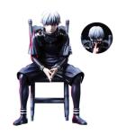 YLQANONG Kaneki Ken Figures Kirishima Toka Anime Figure Statues Interchangeable Heads Ken Kaneki Anime Action Figurine for Fans 7.28IN