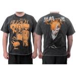 Ripple Junction Bleach Ichigo Hollow Form Anime Men's Graphic T-Shirt Mineral Wash Black X-Large
