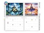 2026 Anime Horizons Wall Calendar by Kaleidoscope Artisan – Ethereal Realms with Holidays (Classic Mid-Fold, Large 11″x17″)