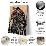 Berserk Guts Vintage Canvas Wall Art Poster